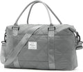HYC00 Travel Duffel Bag,Carry-on Overnight Weekender Bags for Women,Sports Tote Gym Bag with Wet Pocket