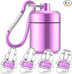 High Fidelity Concert Earplugs for Concerts Musicians，Earplugs for noise reduction，24db Advanced Filter Technology Ear Protection for Music Festivals,DJ's, Nightclub, Drummers - 2 Pairs(Purple)
