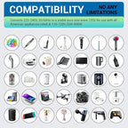 International Travel Adapter Voltage Converter Combo for 100V-240V with 2 USB Ports, USA to UK Europe Australia 200+ Countries 1