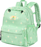 STEAMEDBUN Corduroy Toddler Backpack for Girls 2-4: Kids backpack for Boys Girls - 12 inch Preschool Kindergarten Backpacks - Daisy