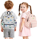 STEAMEDBUN Corduroy Toddler Backpack for Girls 2-4: Kids backpack for Boys Girls - 12 inch Preschool Kindergarten Backpacks - Checkerboard