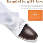 Shoe Dust Bags - 8 Pack Shoe Bags for Travel Satin Fabric with Drawstring Closure,Washable Breathable Cotton Fabric Cloth,for Travel Protecting andStoring Shoes