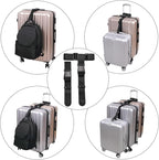 Vigorport Luggage Connector Straps, Add a Bag Suitcase Strap Belt, Luggage Clip Link, Multi Adjustable 1.5" W Travel Attachment Accessories for Carry on Bag Stacker - 2 Pack