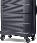 American Tourister Stratum 2.0 Hardside Expandable Luggage with Spinners, Charcoal, 2PC SET (Carry-on/Medium)