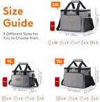 Lifewit Medium Lunch Bag, Insulated Lunch Box, Soft Cooler Cooling Tote for Adult Men Women, Gray 12-Can (9L)