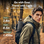 Telescopic Camping Lights,Rechargeable Camping Lantern,Portable Outdoor Tent Light,Hiking,Emergency,Fishing,Camping Essentials,IP54 Waterproof（Gray）