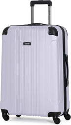 Kenneth Cole REACTION Out of Bounds Lightweight Hardshell 4-Wheel Spinner Luggage, Lavender, 28-Inch Carry On