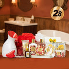 Gifts for Women - 27 Pcs Bath and Body Gifts Basket Set, Rose Spa Gifts Set Skin Care Set for Women, Gift Baskets Set for Mom | Gifts for Birthday, Christmas Gift, Mothers Day, Valentines Day Gift