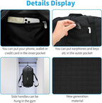 Apenze Small Gym Bag 14 inch lightweight Carry On Mini Duffel Bag for Travel Sport - Black