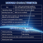 GT-U7 GPS Module Navigation Satellite Positioning NEO-6M Arduino GPS Receiver Compatible with 51 Microcontroller STM32 Arduino UNO R3 with Antenna High Sensitivity Suitable for Vehicles