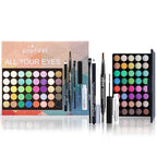 FantasyDay All in One Makeup Kit for Women Full Kit Girls Makeup Gift Sets Xmas Essential Bundle Include Eyeshadow Palette Lipstick Blush Concealer Eyeliner Mascara Foundation Brush Eyebrow Pencil