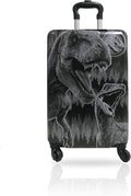 Fast Forward 20 Inches Jurassic World Dinosaur Suitcase - Hard Sided Tween Spinner Travel Trolley Kids Caary-On Luggage With Wheels