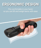 Jectse Luggage Scale, 50kg/110lb Portable Travel Hanging Luggage Scale, Auto Lock Reading After Weighing, Convenient to Read and Record The Data