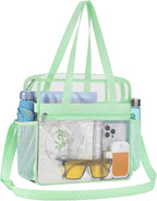 USPECLARE Clear Bag for Stadium Events,Transparent Bag for Work Sports Games Concerts Travel Gym