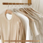 40 Pack Clear Garment Bags for Clothes, Gretchin,(Set of 40, 60x150cm), Clear Clothes Covers Plastic Garment Bags Dry Cleaner Bags Plastic Clear Dry Cleaning Bags for Hanging Clothes Storage