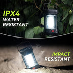 AlpsWolf Camping Lantern Rechargeable, 1000LM 4000mAh Rechargeable Lanterns 4 Light Modes LED Lantern for Camping, Hiking, Power Outages, Emergencies (1 Pack-Black)