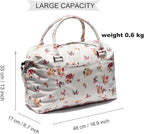 ESVAN Travel Tote Duffel Gym Bag,Weekender Overnight Carry-on Tote Crossbody Bag with Wet Pocket and Trolley Sleeve Upgraded