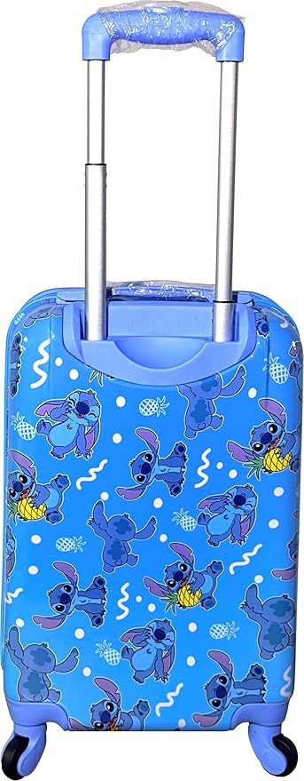 Fast Forward Kids Licensed Hard-Side 21" Spinner Luggage Lightweight Carry-on Suitcase Stitch I