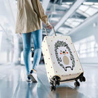 Travel Luggage Cover Suitcase Protector Fits 18-32 Inch Wheel Covers PatternedTravel Related Items Flower Luggage Protector Elastic M