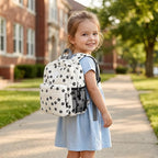 STEAMEDBUN Corduroy Toddler Backpack for Girls Boys 2-4, Kids Preschool Backpack for Kindergarten - Flower