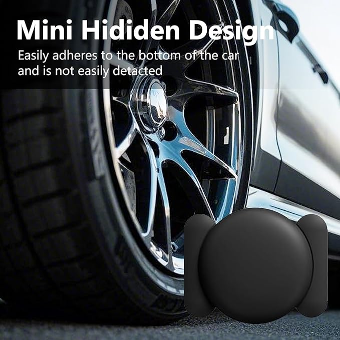 Mini Hidden GPS Tracker for Vehicles – Magnetic Waterproof Real‑Time Locator – Apple Find My Compatible, No Monthly Fee, Long Battery Life – Cars, Pets, Kids, Assets