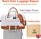 IBFUN Weekender Bags for Women, 21" Weekender Travel Bag, Travel Duffle Bag with Shoe Compartment Carry on Overnight Duffel Bag for Weekend Travel Business Trip, 3PCS