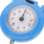 Portable Luggage Weight Scale with Hook, High Precision Hanging Spring Scale for Travel, Small Handheld Blue Weighing Tool for Home and Shipping
