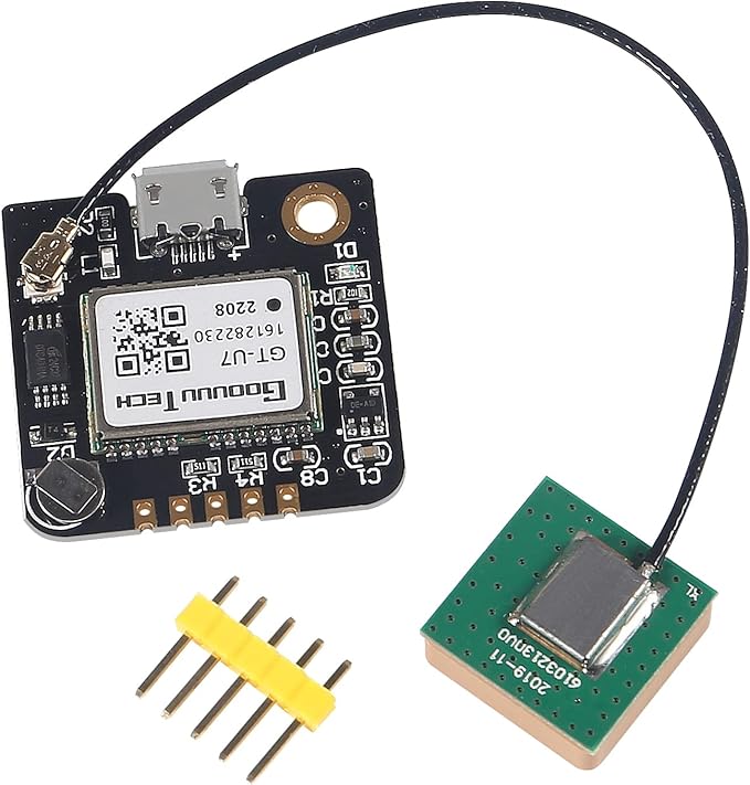 Alinan 3pcs GT-U7 GPS Module Navigation Satellite Positioning GPS Receiver Compatible with NEO-6M 51 MCU STM32 Low Power High-Precision Positioning for Vehicles