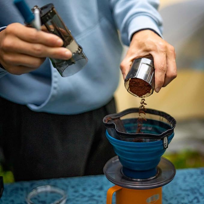 GSI Outdoors Pour-Over Java Drip I Travel Drip Coffee Maker, Collapsible Cone Fits All Coffee Cups & Mugs for Caravan, RV, Camping & Backpacking