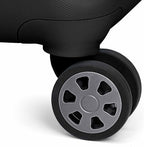 Traveler's Choice Pagosa Hardshell Expandable Luggage with Spinner Wheels, Black, 2-Piece Set (22/26)