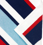 Kaufman - Joey Velour Colored Classic Multi-Color Stripe Beach & Pool Towel - Large 100% Combed Cotton Beach Towel - Soft & Absorbent Colorful Towels - 30" x 60" (2-Pack)