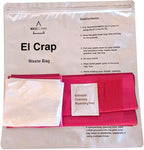 NiceClimbs El Crap Waste Bag Toilet Kit, Pack of 10