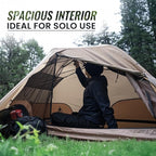 OneTigris COSMITTO 2 Person Backpacking Tent Shelter- Free Standing Lightweight Waterproof 3 Season Camping Tent for Outdoor Hiking Mountaineering