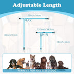 BWOGUE Pet Dog Cat Seat Belts, Car Headrest Restraint Adjustable Safety Leads Vehicle Seatbelt Harness (1 Pack, Blue, Not Elastic)