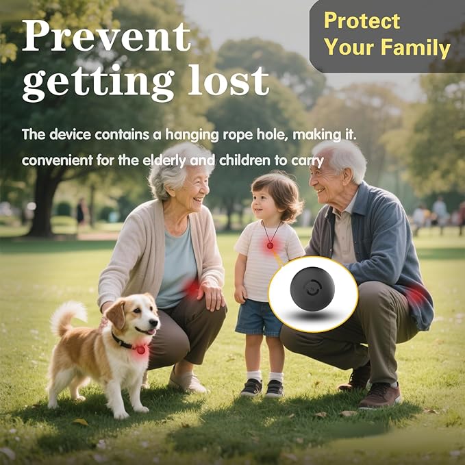 Magnetic Mini GPS Tracker – Hidden Vehicle Tracking Device, Real-Time Car, Kid & Pet Locator, No Subscription, Compatible with Apple Find My（4PCS）