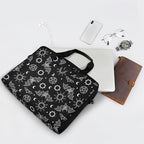 MNSRUU Laptop Bag for 15.6 inch Black Gothic Bats