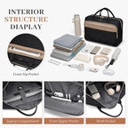 Laptop Bag for Women 15.6Inch Work Tote Computer Briefcase Waterproof Handbag Shoulder Teacher Office Crossbody Purse