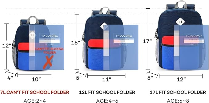 mibasies Kids Backpack for Boys 4-6: Boys Backpacks for Elementary Kindergarten