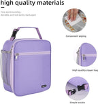 Lovoeo Lunch box Lunch bag for men women Insulated Lunchbox Lunch bags for Work Picnic Travel (Purple)