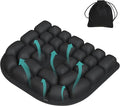 Inflatable Travel Seat Cushion for Airplane - Portable Air Cushion for Long Flights, Tailbone Pain Relief - Ergonomic Support for, Office Chair, Car, Wheelchair, Stadium