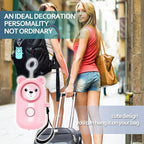 Personal Alarm Keychain 130dB 2 Pack, Multi-Function with LED Light, Safety Loud Self Defense for Women Girl Kids Elderly, Portable Security Cute Safe Sound Siren (Green+Pink)