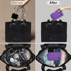 simtoper Small Electronics Organizer Travel Case – Slim Travel Cable Pouch for Small Tech Accessories, Cords, Chargers, Earbuds – Lightweight Mini Tech Bag for Backpack, Business, Travel