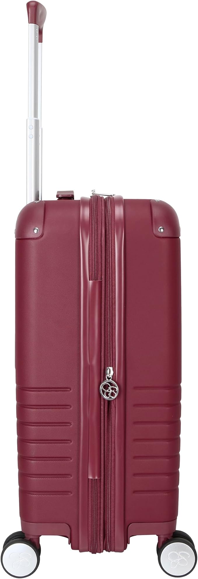 Jessica Simpson Countryside 21" Expandable 8-Wheel Spinner Carry On Luggage Suitcase, Burnt Russet