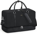 IBFUN Weekender Bags for Women, 21" Weekender Travel Bag, Travel Duffle Bag with Shoe Compartment Carry on Overnight Duffel Bag for Weekend Travel Business Trip