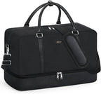 IBFUN Weekender Bags for Women, 21" Weekender Travel Bag, Travel Duffle Bag with Shoe Compartment Carry on Overnight Duffel Bag for Weekend Travel Business Trip