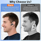 Anti-Slip Ear Hooks for Nothing Ear 3 Earbuds (2025), Comfortable Fit | Sports Anti-Loss | Soft Memory Titanium Alloy Ear Hooks Compatible for Nothing Ear (3) Wireless Earbuds with Lanyard (Black)