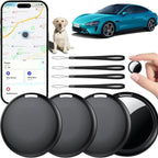 GPS Tracker for Vehicles No Subscription, Hidden Tracker Device for Vehicles, Mini Car Tracker Tag Work with Find My (iOS Only), Tracking Device for Kids, Key, Pet (4)