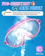 Swim Goggles 2 Pack, Wide View Anti Fog&UV Swimming Goggles for Audlt, No Leak Pool Beach Essentials for Men Women