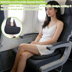 Gel Seat Cushion Orthopedic Lightweight Folding Seat Cushion for Car/Chair/Train/Airplane/Stadium Seat