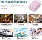 Type C Charger Fast Charging for iPhone 17 16 15,10FT USB C Samsung Chargers Block 25W Super Fast Chargers for Samsung Galaxy S25/S24 S23/iPhone Air/17/17 Pro Max/iPhone 16/16 Pro Max/15 Pro Max(Pink)
